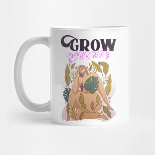 GROW YOUR WAY Victorian Gardening Design Mug